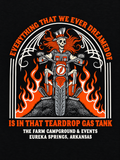 Skeleton Rider Farm T-shirt